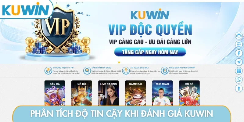 Phân tích độ tin cậy khi đánh giá KUWIN